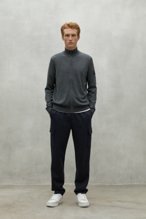 Ecoalf Mandarina Knitted Jacken Herren Grau | QDG-345698