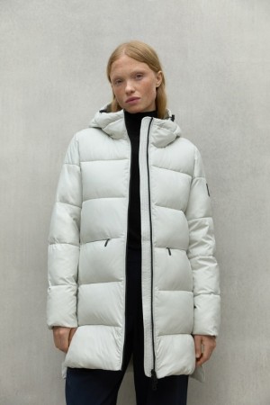 Ecoalf Marangu Mäntel Damen Weiß | CFA-768915