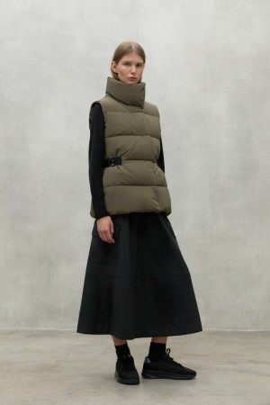 Ecoalf Misen Weste Damen Grün | FWC-367140