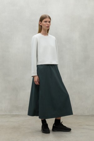 Ecoalf Morgan Kleid Damen Weiß | SYT-470326