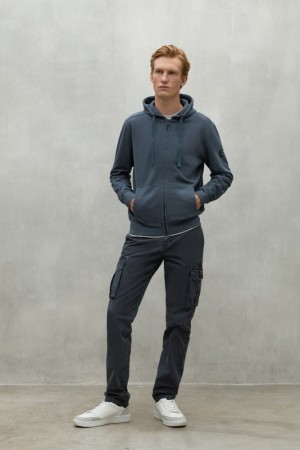 Ecoalf Nerea Sweatshirts Herren Blau | TZH-427963