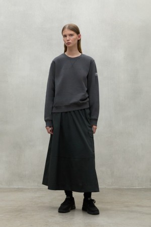 Ecoalf Ondara Sweatshirts Damen Dunkelgrau | XNQ-754826