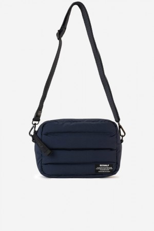 Ecoalf Pad Schultertasche Damen Navy Blau | JOT-149867