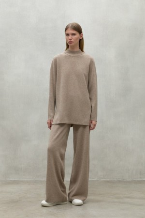 Ecoalf Palna Pullover Damen Beige | OWF-438970