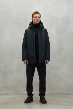 Ecoalf Parko Mäntel Herren Schwarz | JSI-102846