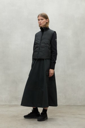 Ecoalf Pecan Jacken Damen Schwarz | XGV-192603