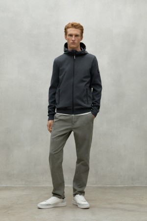 Ecoalf Petrus Jacken Herren Dunkelgrau | JMG-392105