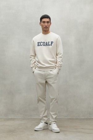 Ecoalf Preston Sweatshirts Herren Weiß | NBK-149238