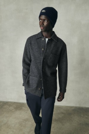 Ecoalf Rimo Jacken Herren Dunkelgrau | KOI-243705