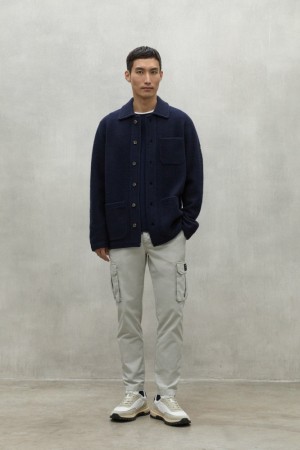 Ecoalf Rimo Jacken Herren Navy Blau | WUJ-358476