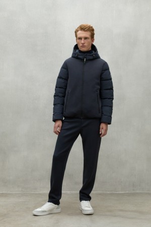 Ecoalf Ritter Jacken Herren Navy Blau | BEL-341069