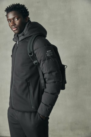 Ecoalf Ritter Jacken Herren Schwarz | AUT-812036
