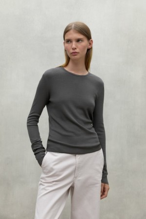 Ecoalf Sines T-shirts Damen Dunkelbraun | XDR-503417