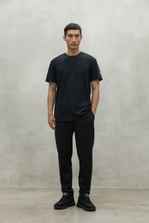 Ecoalf Sintra T-shirts Herren Schwarz | QFZ-879162