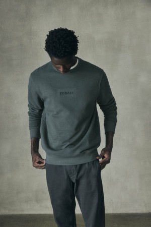 Ecoalf Solden Sweatshirts Herren Blau | SRT-786309