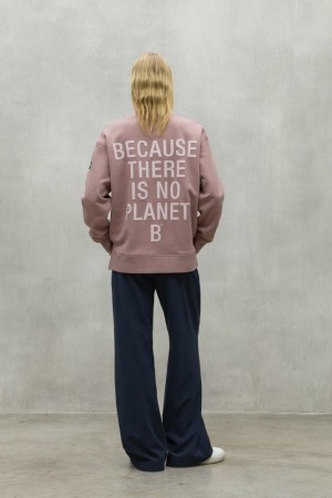 Ecoalf Storm Sweatshirts Damen Rosa | XBA-823610