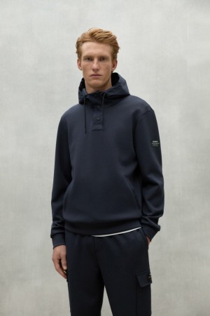 Ecoalf Surat Sweatshirts Herren Navy Blau | GFJ-823109