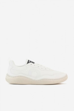Ecoalf Synthetic Leather Alcudia Sneakers Damen Weiß | UCM-653142