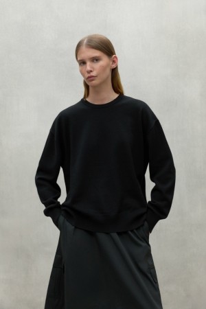 Ecoalf Tuya Pullover Damen Schwarz | BSH-129805