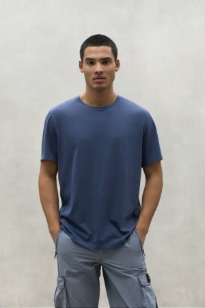 Ecoalf Vent T-shirts Herren Blau | LBY-180549