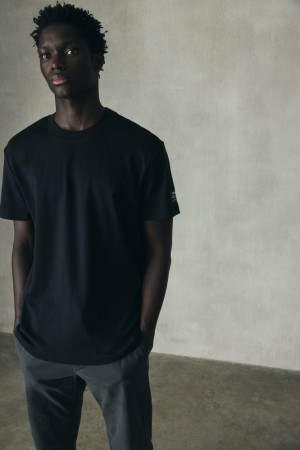 Ecoalf Vent T-shirts Herren Schwarz | TYI-107645