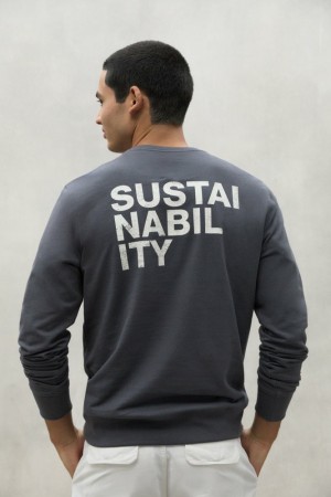 Ecoalf Warren Sweatshirts Herren Grau | OHE-047351