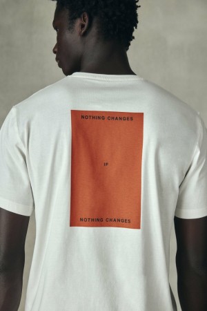 Ecoalf Zarautz T-shirts Herren Weiß | NOH-918624